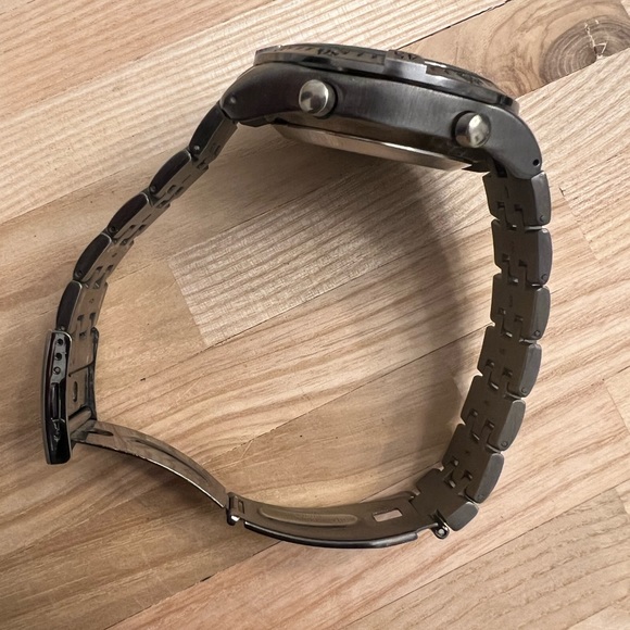 U.S. Polo Assn. Mens Watch Analog and Digital Light Stop Clock Gray Metal Band - Picture 8 of 12